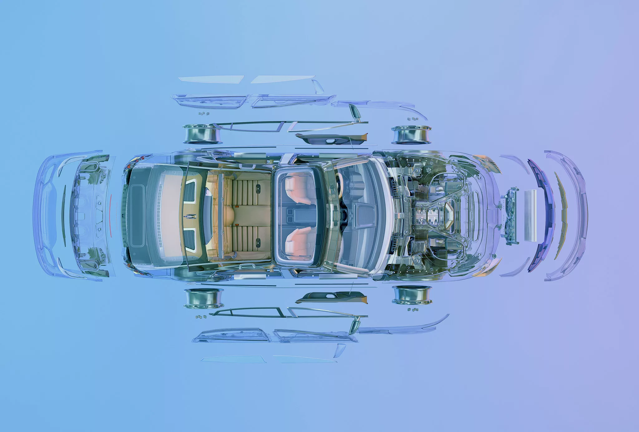 Mobility / Automotive: Lasersysteme von ACSYS für Interior- und Exterior-Design, Fahzeugelektronik, Batterien, Karosseriebau, uvm.